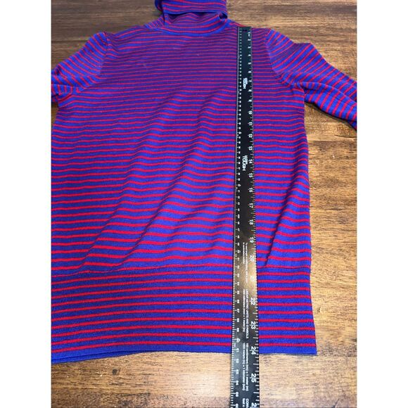 J. Crew Merino Wool Striped Tippi Turtleneck Sweater - Picture 6 of 6